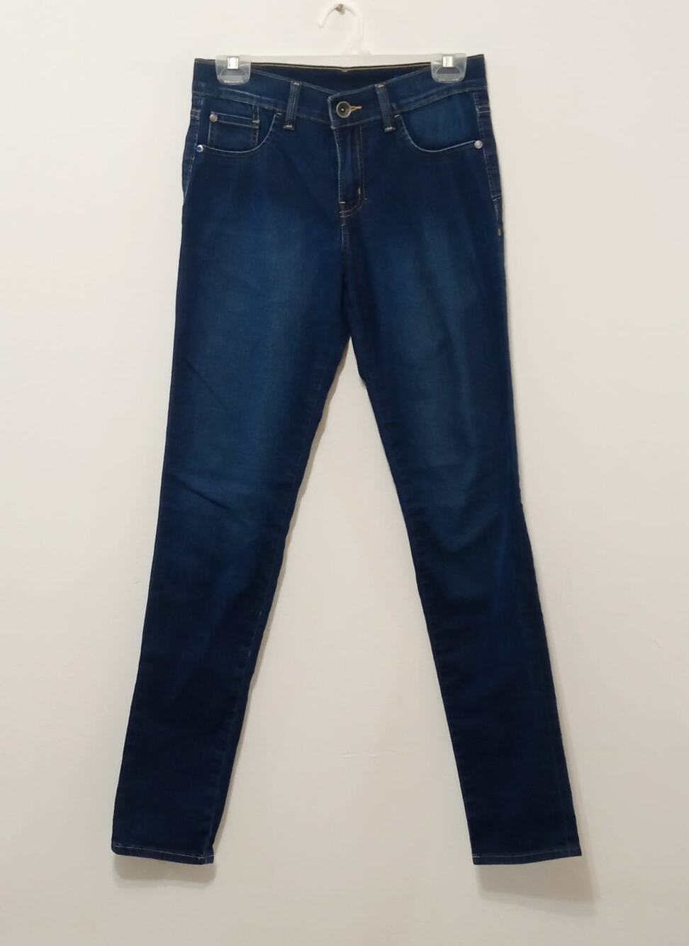 Women's Skinny Jeans Oggi Milah Stretch Denim Push Up Blue Size 7